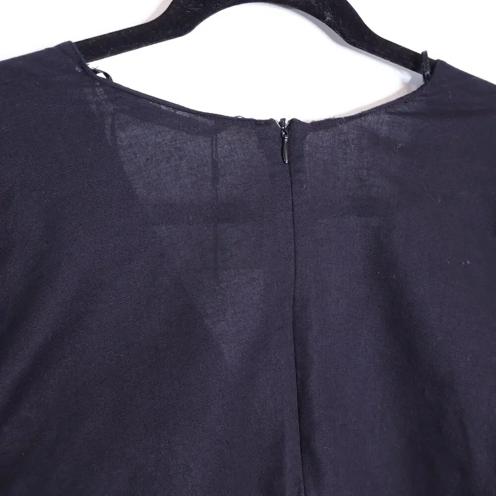 Zara embroidered linen
